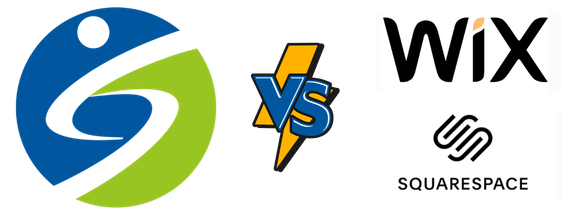 SportsPlus vs Wix & Squarespace