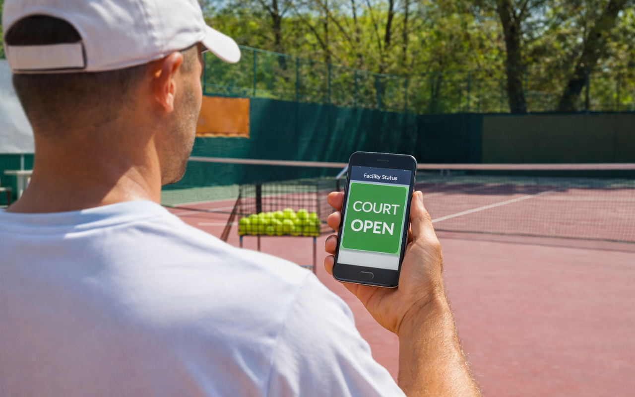 Publish facilities to the website in real-time with facility management app