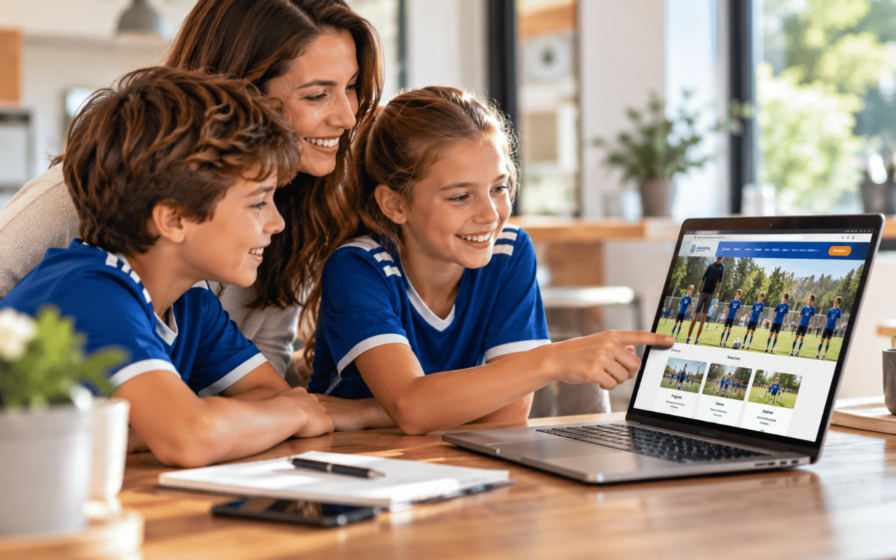 Kids enjoying summer camp activities outdoors