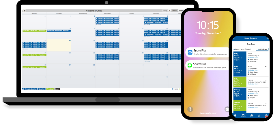 Accessing Schedules with Sports Scheduling Software