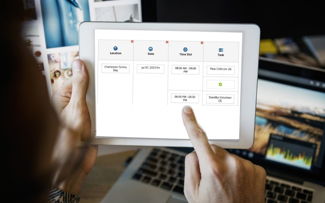 Build volunteer signup form visually